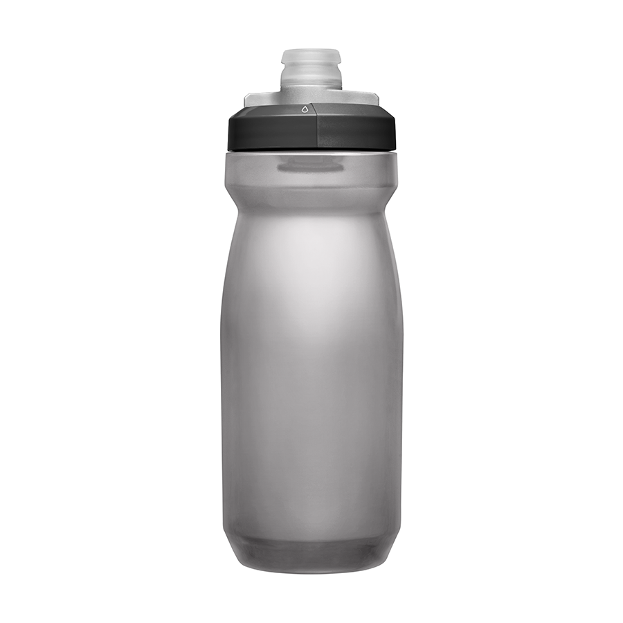 Podium® 21 oz Custom Bike Bottle - Smoke/Black