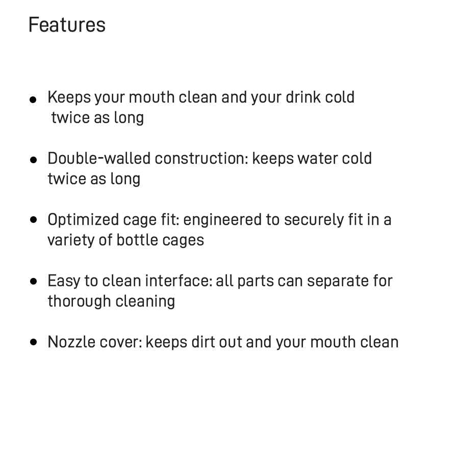 Podium Dirt Series Chill 21oz Bike Bottle, Insulated