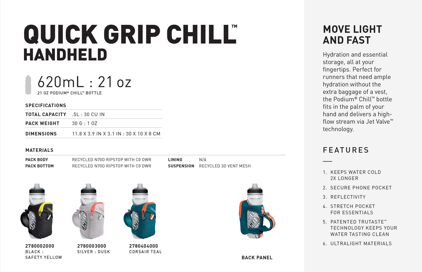 Quick Grip Chill™ Handheld 21 oz