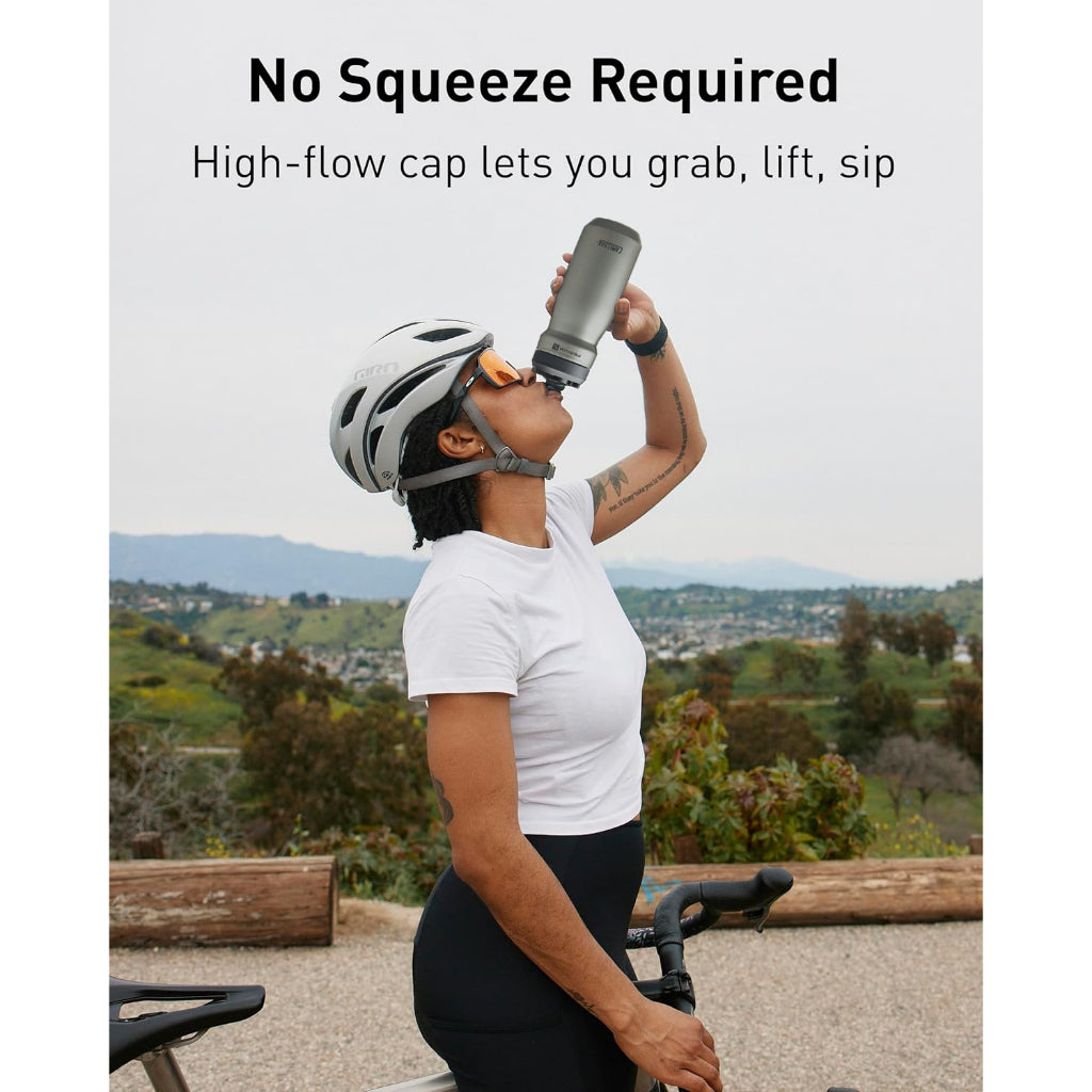 Podium® Titanium 18oz Bike Bottle